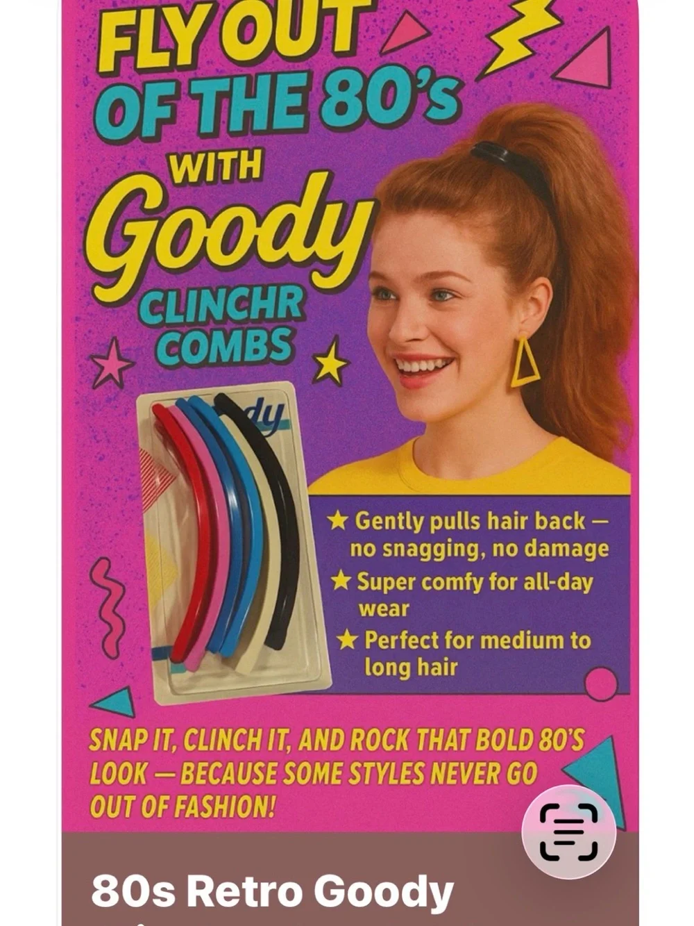 Assorted Colored Plastic Hair Clips - Multi Color